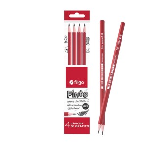 FILGO LAPIZ NEGRO GRAFITO x 4u